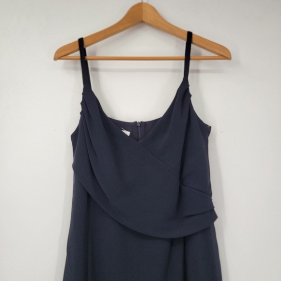 MaxMara LBD Black Dress Women's 10 Minimalist Elegant Sheath Knee Length - Picture 6 of 16